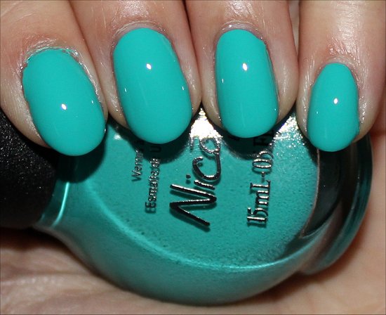 Teal Me Something New Nicole by OPI 2014 Swatches