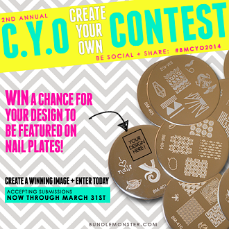 Bundle Monster's 2nd Annual Create Your Own (CYO) Nail Plate Contest