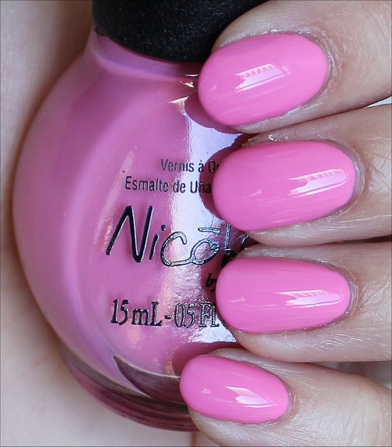 Nicole by OPI Carnival Cotton Candy Swatches