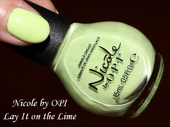 Lay It On the Lime Nicole by OPI Seize the Summer