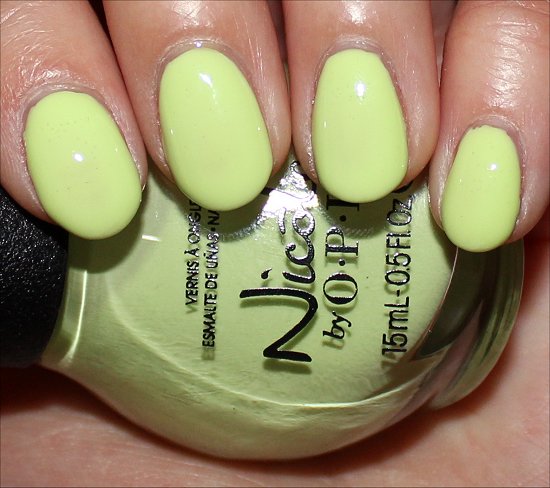 Nicole by OPI Lay It On the Lime Swatch & Photos