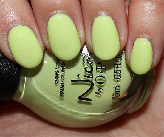 Nicole by OPI Lay It On the Lime Swatches & Pictures