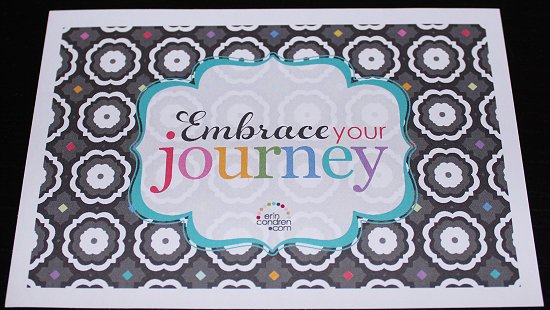 Erin Condren Stickers Embrace Your Journey