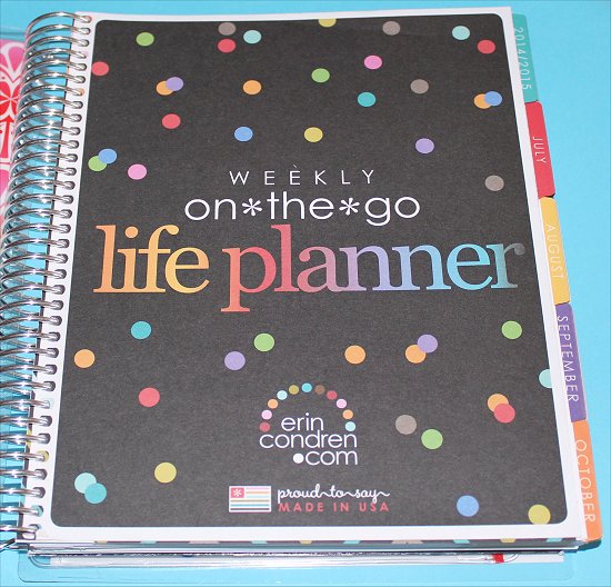 Erin Condren Weekly On the Go Life Planner