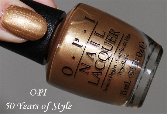 OPI 50 Years of Style Review, Swatch & Pictures