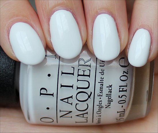 OPI Angel with a Leadfoot Swatches