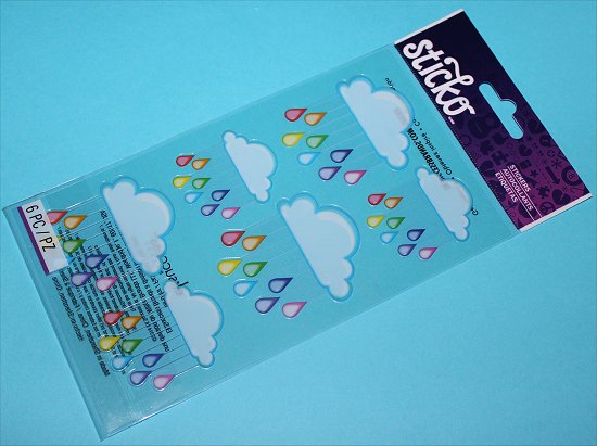 Sticko Clouds & Rain Stickers