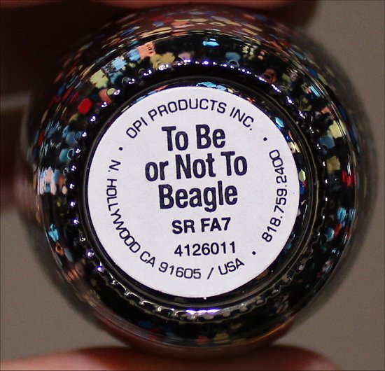 OPI To Be Or Not To Beagle OPI Peanuts