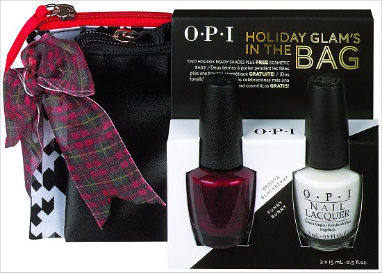 OPI Holiday Glam's in the Bag Bogota Blackberry & Funny Bunny