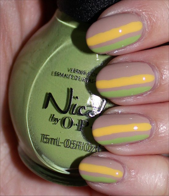 Striped Nail Art Tutorial & Pictures