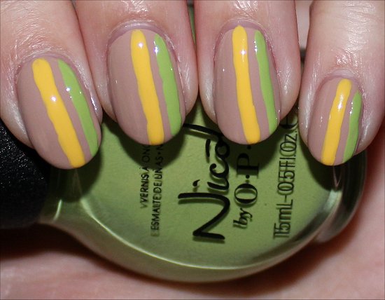 Striped Nail Art Tutorial SwatchAndLearn Step 4