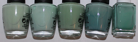 OPI That's Hula-rious Hawaii Collection Comparison Swatches