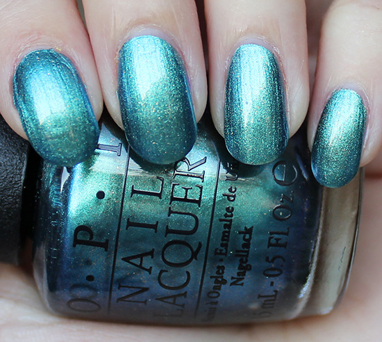 OPI This Color's Making Waves Swatch & Review