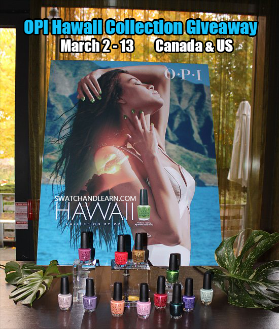 OPI Hawaii Collection Giveaway