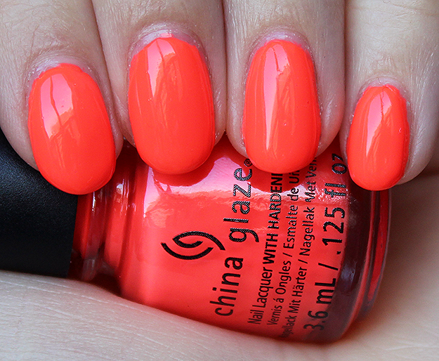 China Glaze Red-y to Rave Swatch & Review