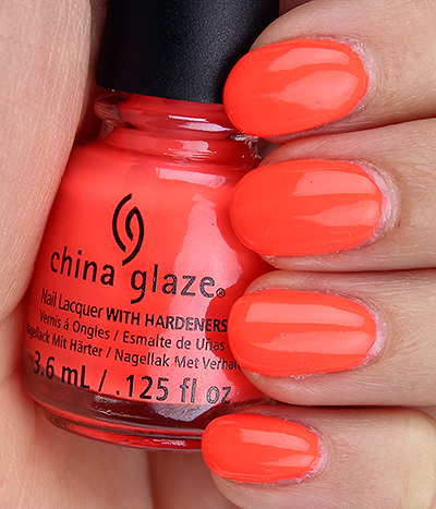 China Glaze Red-y to Rave Swatches & Review