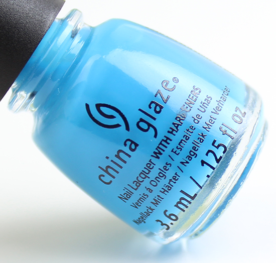 China Glaze DJ Blue My Mind Electric Nights