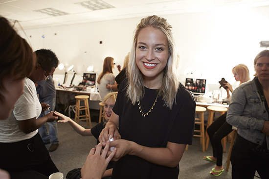 Rita Remark Essie NYFW 2015 Jenny Packham