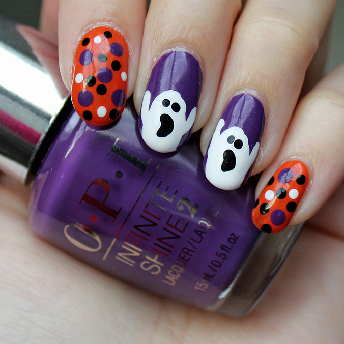 Halloween Nails OPI Infinite Shine Purpletual Emotion