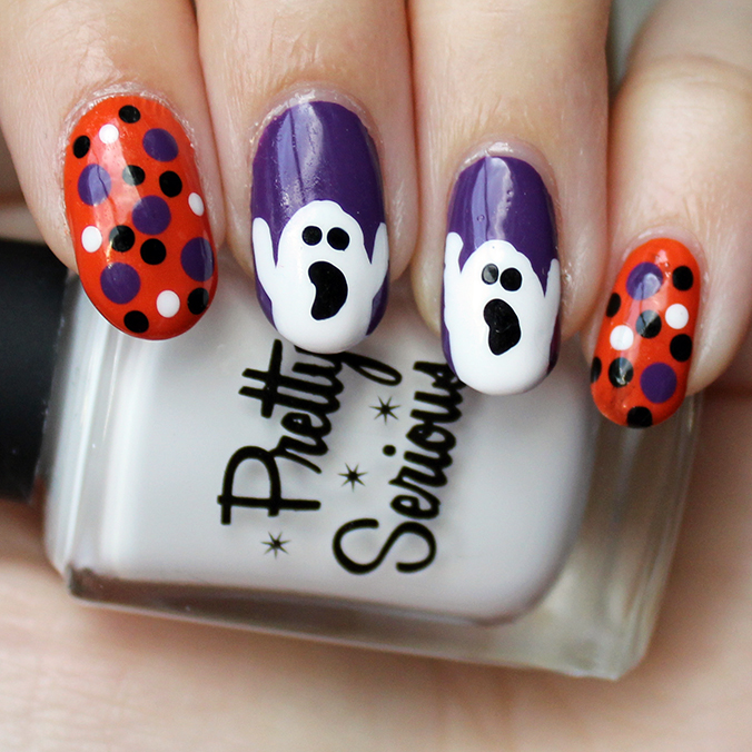 Pretty Serious Presence Halloween Nails Nail Art