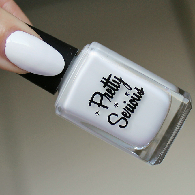 Pretty Serious Presence White Nail Polish