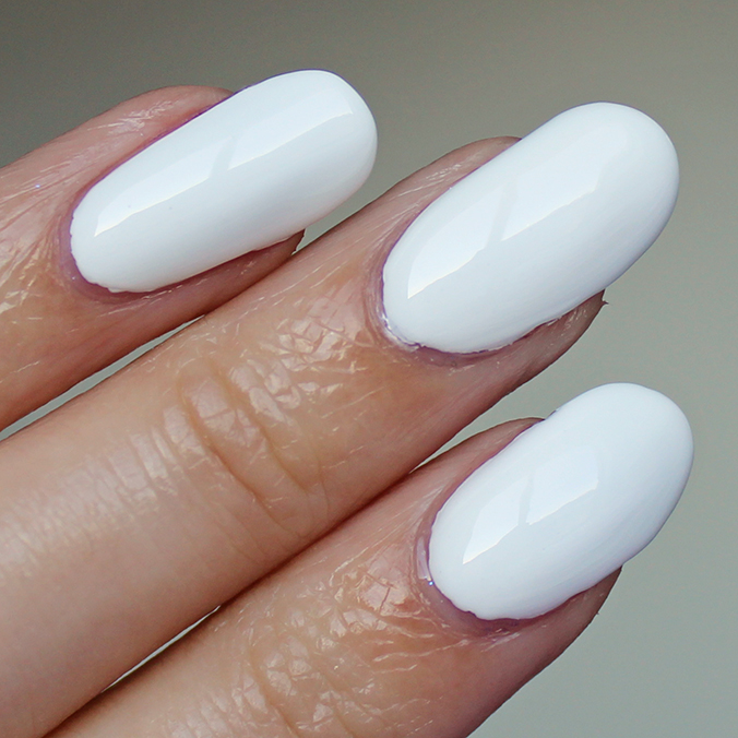 White Nails Pretty Serious Presence