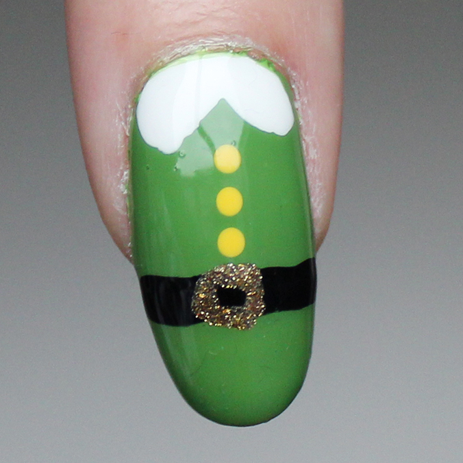 Christmas Elf Nail Art