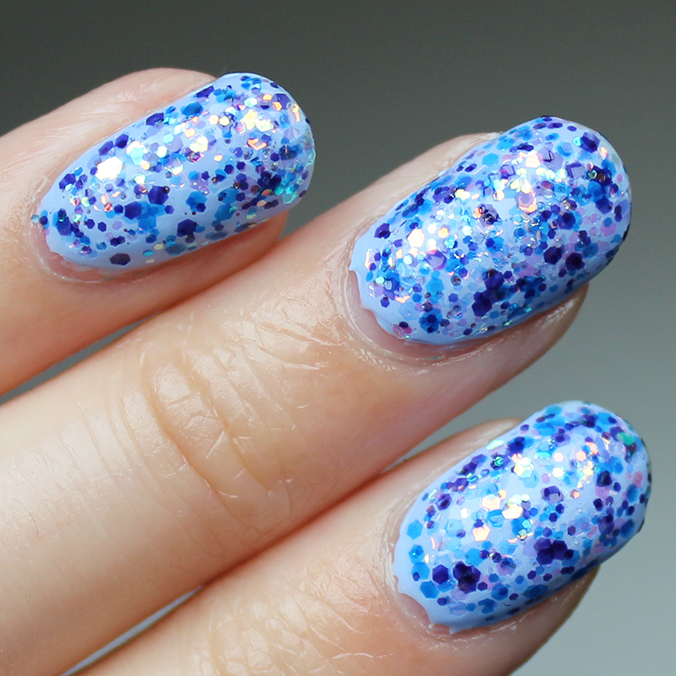 China Glaze Moonlight the Night Review Swatches