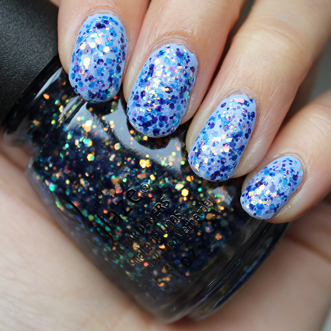 China Glaze Moonlight the Night Swatch Swatches