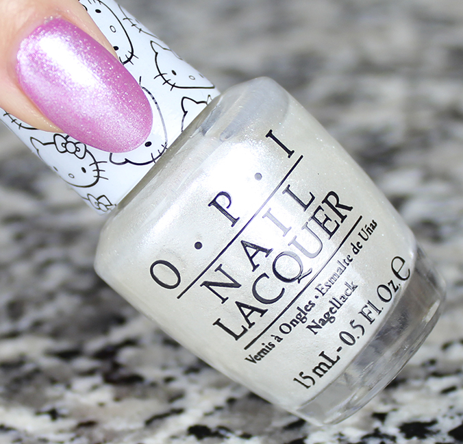 OPI Kitty White Review Swatch