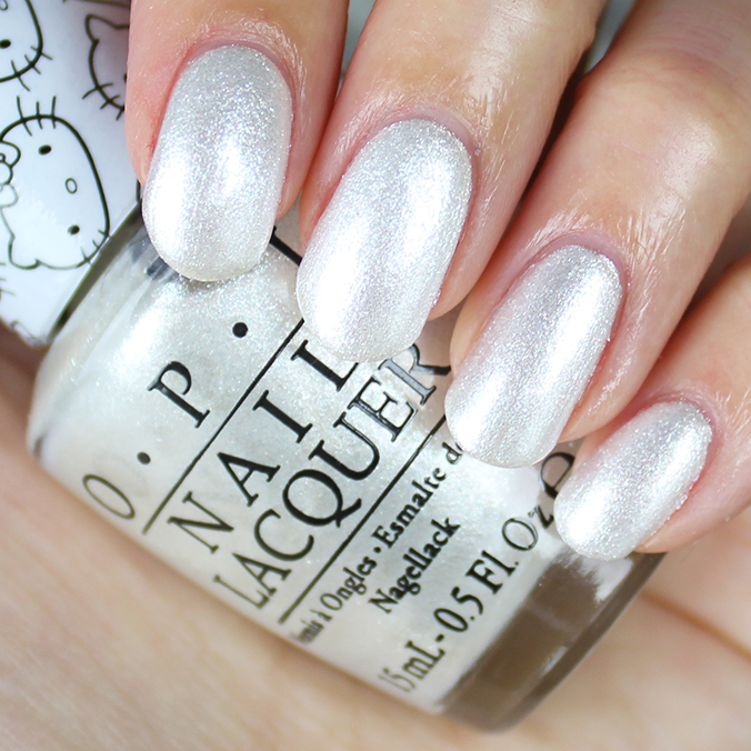 OPI Kitty White Swatch Hello Kitty Collection