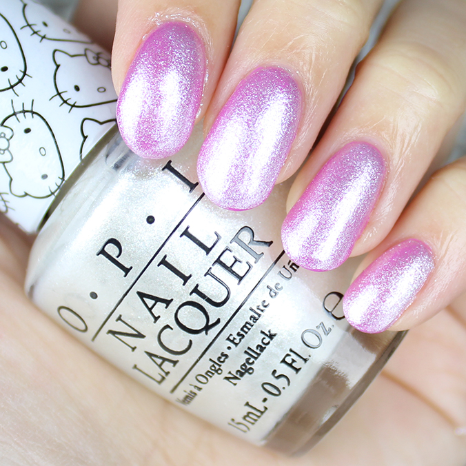 OPI Kitty White Swatches Review