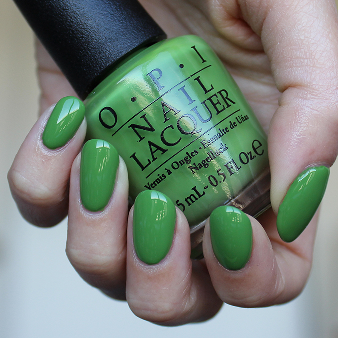 OPI I'm Sooo Swamped Swatches Swatch Review