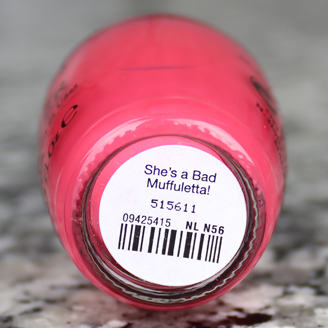 OPI Shes a Bad Muffuletta