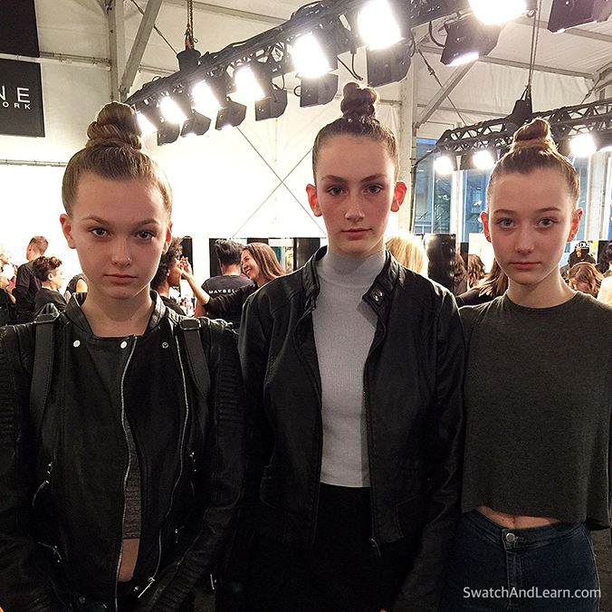 Toronto Fashion Week 2016 Top Knot Hair