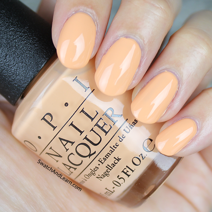 OPI I'm Getting a Tan-gerine Swatch OPI Retro Summer 2016 Collection Swatches