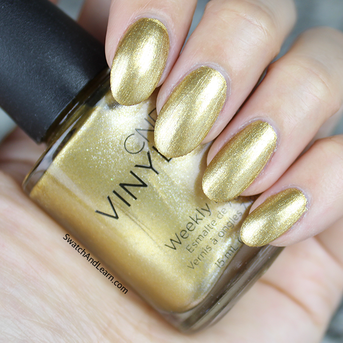 CND Craft Culture Collection Swatches Brass Button Swatch