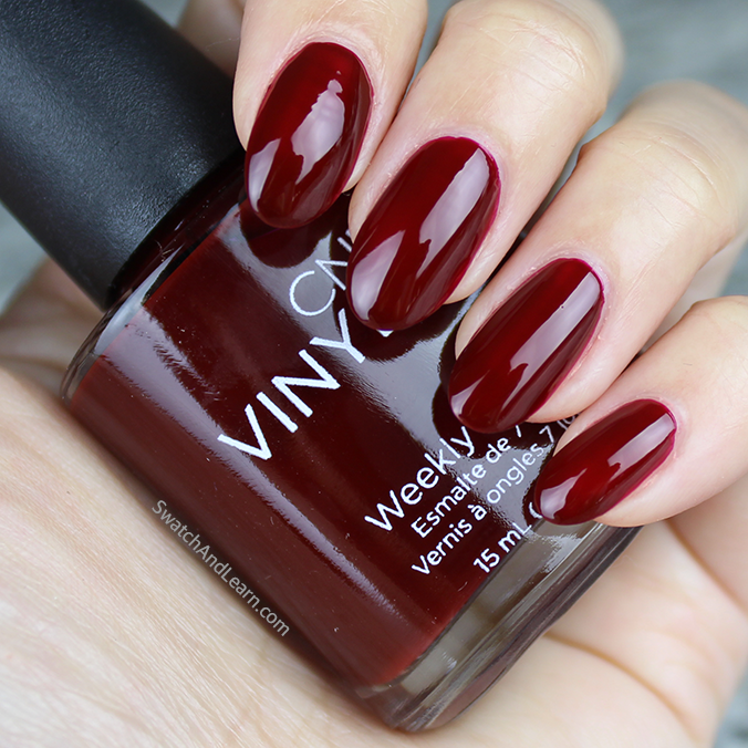 CND Craft Culture Collection Swatches Oxblood Swatch