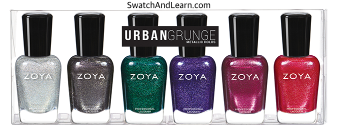 Zoya Urban Grunge Collection Metallic Holos