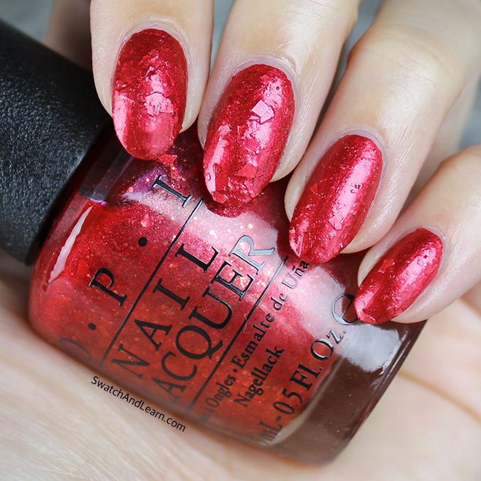 OPI Fire Escape Rendezvous Swatch OPI Breakfast at Tiffany's Collection Swatches